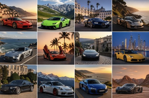Kollage Traumwagen
